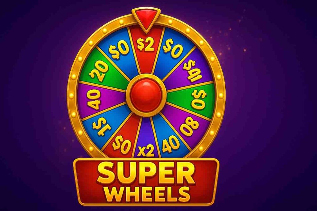 Super Wheels Casino ao Vivo 8EEE com roda de apostas em tempo real